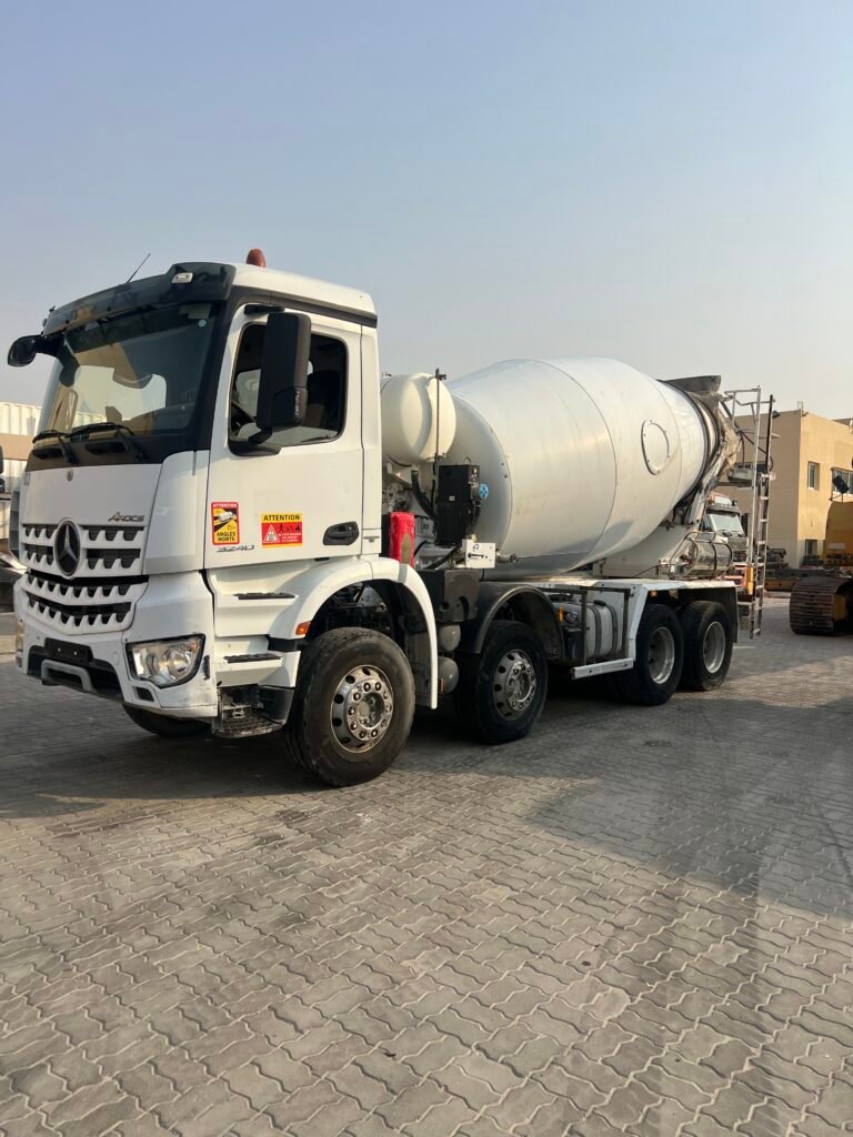 Concrete mixer truck
